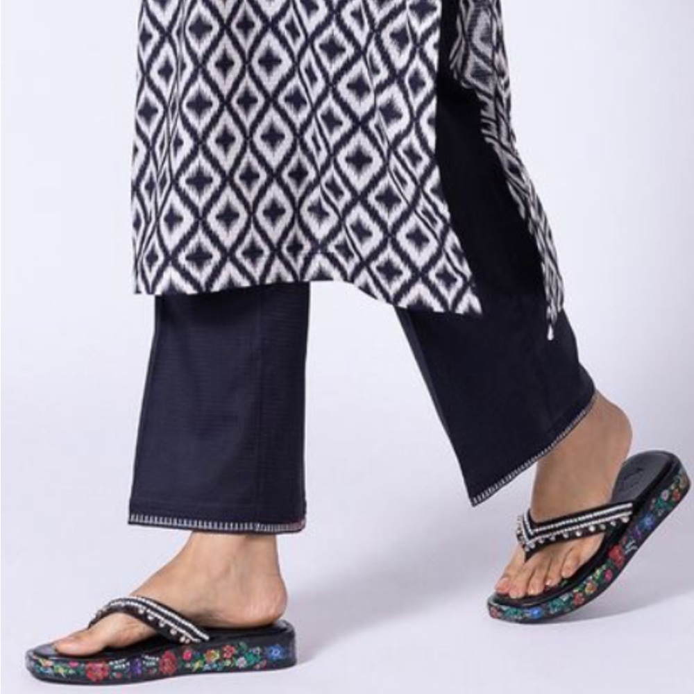 Black Kurta Bottoms